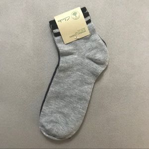 Clark’s Ankle Socks 2-pack Light Gray / Purple OS